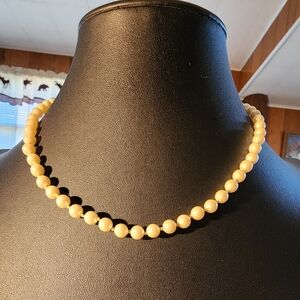 Vintage Marvella 16" Single-Strand Faux Pearl Necklace
